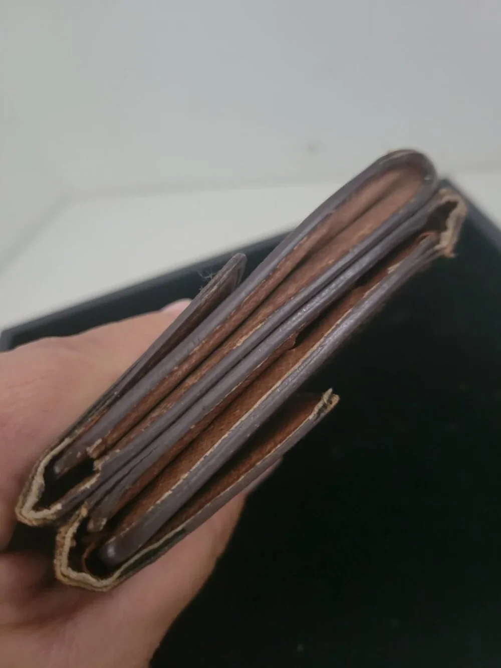 Louis Vuitton Much Loved Brown BiFold Men's Logo Wallet